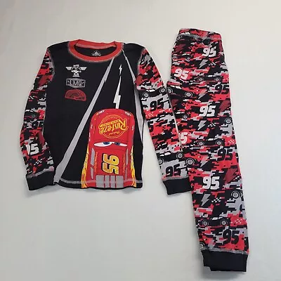 Kids Disney Store Lightning McQueen Pajamas Boys Size 8 Cars • $9.99