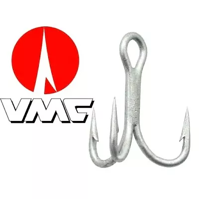 Vmc 9651ps #2 X-short-round-1x Strong Treble Hook-permasteel/size#2 • $28.95