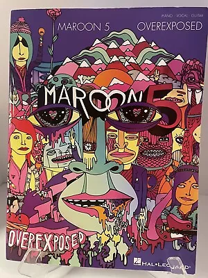 Maroon 5 Overexposed Sheet Music Piano Vocal Guitar Songbook • $10