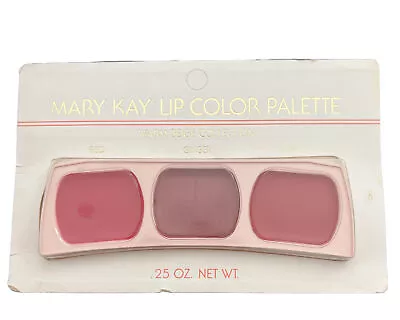 Vintage Mary Kay Lip Color Palette Warm Beige Collection 0489 Ginger Scarlet Red • $11.90