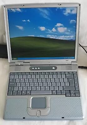 Samsung A10 Laptop 14.1  256MB 40GB IDE AMD Duron Windows XP Parallel Floppy CD • $169.26