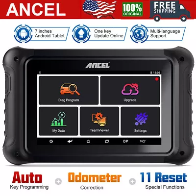 ANCEL DP500 Odometer Mileage Correction Key Programmer Programming OBD2 Scanner • $899