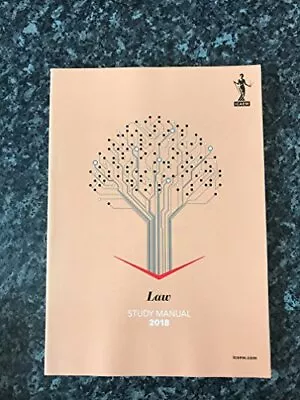 ICAEW Law Study Manual - For Exams In 2018 By ICAEW Book The Cheap Fast Free • £3.78