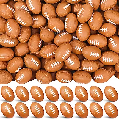 250 Pieces Mini Footballs Bulk Tiny Foam Football Sports Stress Balls Brown Mini • $85.11