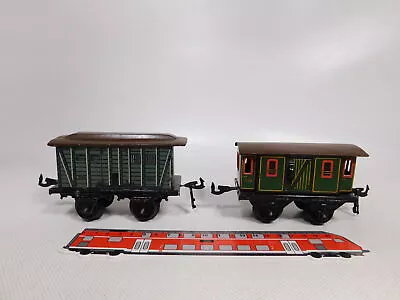 DQ418-0 5 #2x Bing GB Gbn Gauge 0 Tin Wagon Freight Car 250 Baggage 520 • $116.41