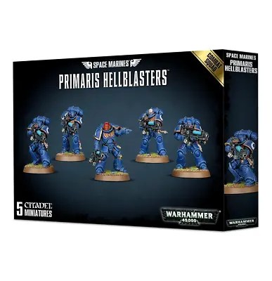 Warhammer 40K Primaris Space Marines Hellblasters Combat Squad 5 Astartes NO BOX • $33.90