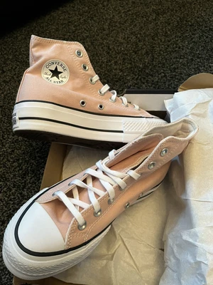 £40 • Buy Converse Lift Hi Tops Platform Trainers Sneakers Pink UK 4