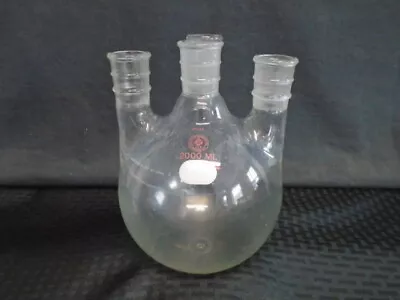 ACE Glass 2000mL 29/42 Vertical 4-Neck Heavy Wall Round Bottom Distilling Flask • $89.99