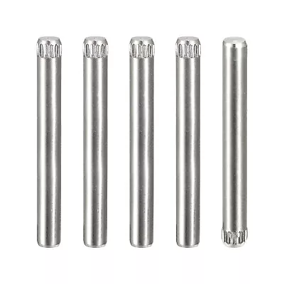 4x40mm 304 Stainless Steel Dowel Pins 5Pcs Knurled Head Flat End Dowel Pin • $6.62