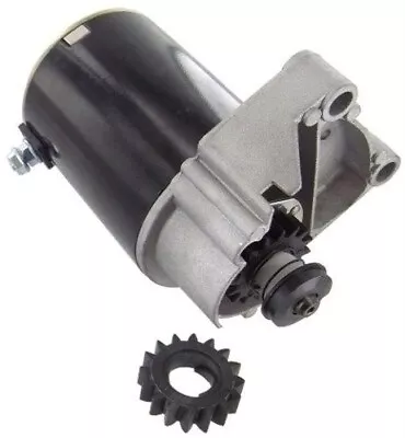 Starter Motor With Gear Fits Briggs & Stratton 14 16 18 HP 497596 V Twin • $33.99