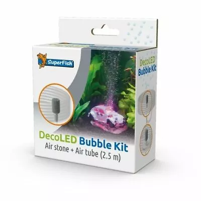 £6.29 • Buy Superfish Deco Led Bubble Kit Aquarium Ornament Decoration Air Stone + Air Tube
