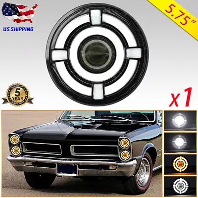 5 3/4  5.75  Round LED Headlight Turn Signal Light For Pontiac Catalina Tempest • $38.16