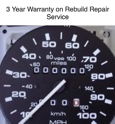 Volkswagen MK1 MK2 GTI Golf Vanagon Speedometer Rebuild Svc & Odometer Repair • $245