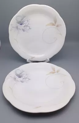 Mikasa Rondo Peony Splendor Dinner Plates 10 7/8  Set Of 2 • $22.75