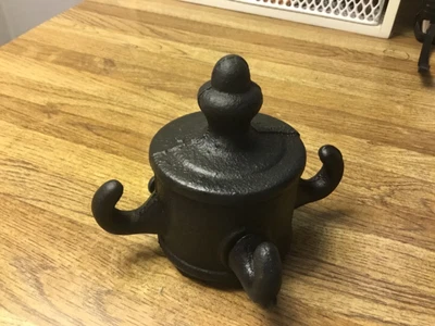 $35 • Buy Old Clothes Line Pole Cap Hitching 2” post Top 4 Hooks Vintage Rustic Cast Iron