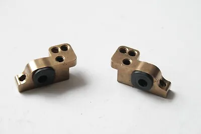 Xray T4 Brass RF 2-Piece Suspension Holders For ARS - 303715 303714 T4 14-19 T4F • £11.99
