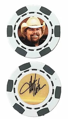 Toby Keith - Country Music Superstar - *signed* Poker Chip Golf Ball Mark Gift • $13.25