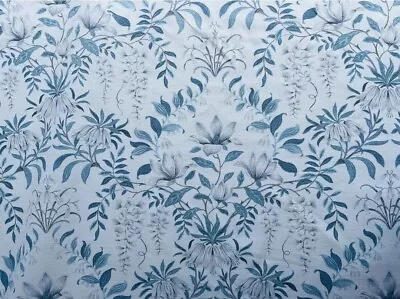 Laura Ashley Fabric Parterre Seaspray Sold By The Meter • £11