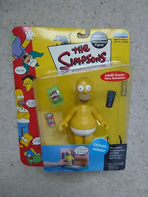 Simpsons World Of Springfield Interactive Playmates Figure: Casual Homer • £29