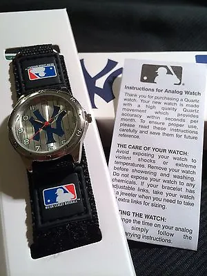 GameTime NY Yankees Analog Fabric Band Watch - NEW IN BOX! • $19.99