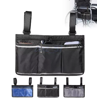 HOT SALE Organizer Wheelchair For Wallet Waterproof NEW Accessories Side Bag • $23.06