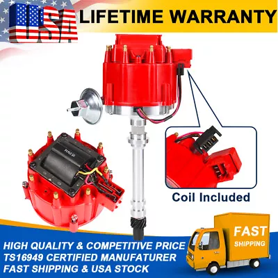 $67.82 • Buy Racing HEI Distributor Ignition Combo Set For Chevy GMC SBC 350 BBC 454 5.0/5.7L