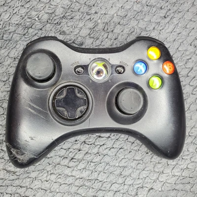 $10.95 • Buy Microsoft Xbox 360 Black Wireless Joystick Gamepad Controller Tested Working Dog