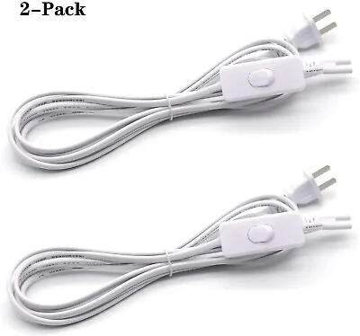 2 PACK 10FT Power Cable Wire For Integrated LED Tube Light T5 T8 Double End 3Pin • $9.99