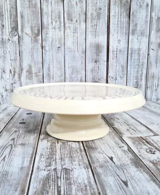 KitchenCraft Ceramic Cake Stand In Cream • £35