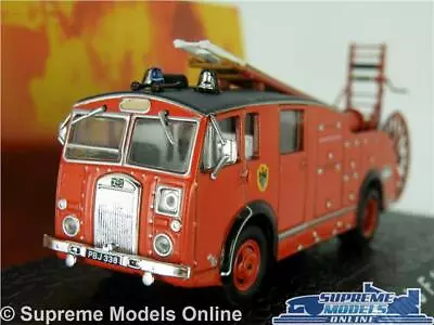 Dennis F12 Model Fire Engine Suffolk Brigade 1:76 Scale Atlas Oxford Red K8 • £19.99