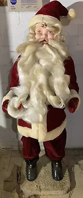 Vintage 1959 Harold Gale 66” Animated Mechanical Santa Claus Store Display • $749.99