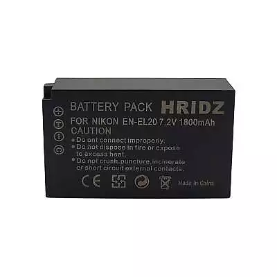 Hridz EN-EL20 Battery For Nikon EN-EL20 EL20A J1 J2 J3 S1 V3 A AW1 • $31.61