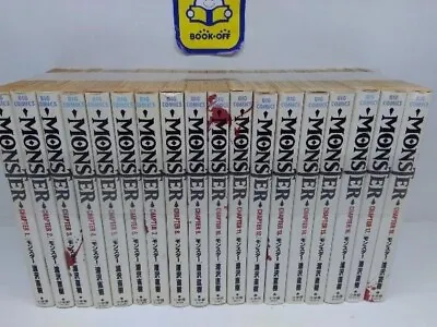 Monster Vol.1 - 18 Set Japanese Version Manga Comic Naoki Urasawa Complete Set • $61.60