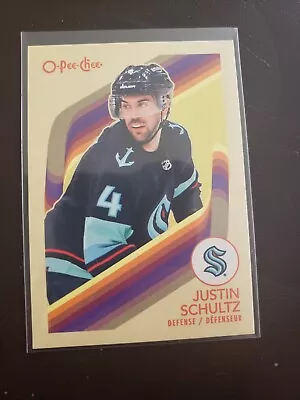 2023-24 Justin Schultz Retro O-Pee-Chee Hockey Seattle Kraken • $1