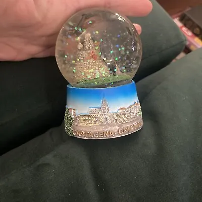 Vintage Cartagena Colombia Snow Globe 3.5” Tall X 2.5 Wide At Diameter Base • $37