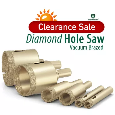 Diamond Hole Saw  Ø6-100mm For Glass Tile Ceramic Marble  Drill Bits Set Cutter • £7.64