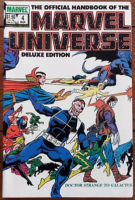 The Official Handbook Of The Marvel Universe 4 Deluxe Edition Vol. 2 Mar 1986 • £7.99