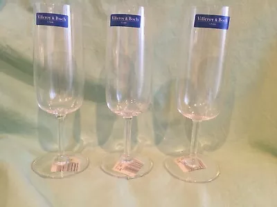 3 Villeroy & Boch 1748 Flutes Calm NWT  • $39.99