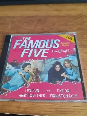 Famous Five: Five Run Away Together & On Finniston Farm By Enid Blyton 2CD N MNT • £17.95