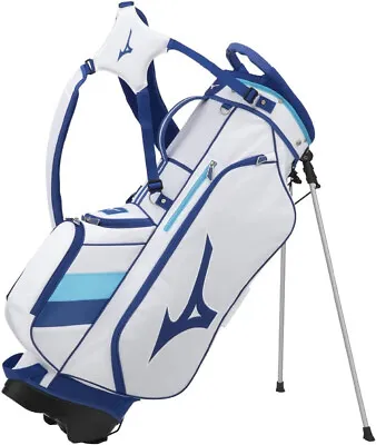 MIZUNO Golf Men's Caddy Bag Tour Stand 9.5 X 47 Inch 2.5kg White Blue 5LJC2225 • $183.50