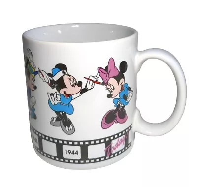 Vintage Minnie Mouse Thru The Years 1928 To Today Coffee Mug Applause Disney • $13.19