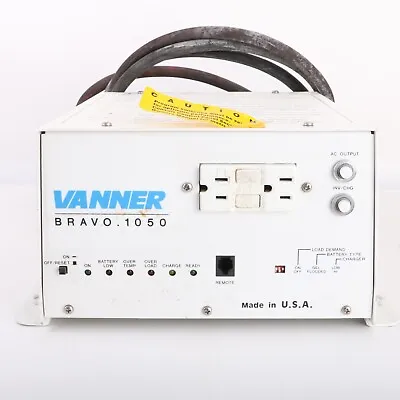 QBC10-12/SP01 Vanner Inverter 12V Input 120V Output Bravo 1050 • $560