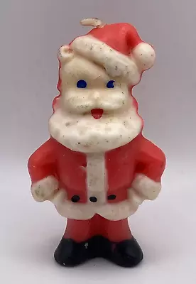 Vintage Santa Claus Gurley Candle Christmas Wax 3 1/4  Tall No Label Unused • $14.99