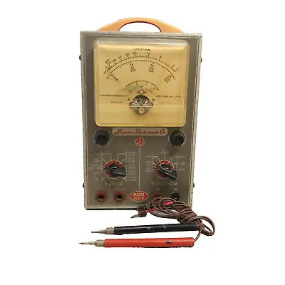 Vintage Superior Instruments Model 670-A Resistance Multimeter Tester & Probes • $66.75