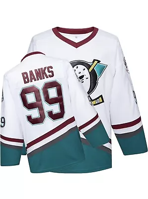 The Mighty Ducks Movie Jersey 96 Charlie Conway 99 Adam Banks 66 BOMBAY XL • $23.32