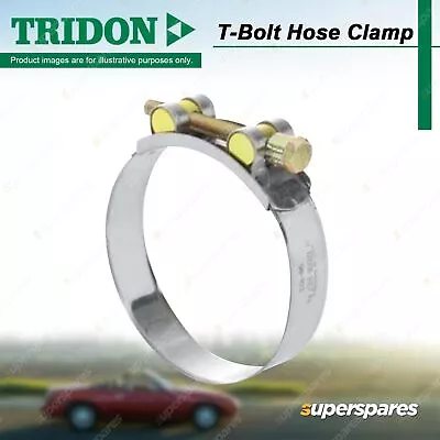 1 Pc Tridon T-Bolt Hose Clamp 60mm - 63mm Heavy Duty Part 430 Stainless Steel • $14.05