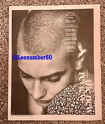 Observer Magazine New Review Those We Lost In 2023 17/12/23 New Sinead O’Connor • £6.70