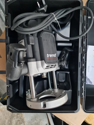 £369.99 • Buy Trend T12E 2300W 1/2  Plunge Router + Hard Case, Pro Use, Trade, Cheapest Ebay