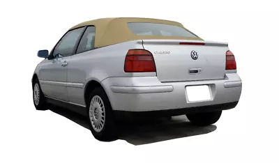 Fits Volkswagen Golf Cabrio 2001-02 Convertible Top & Glass Window TAN STAYFAST • $534.60