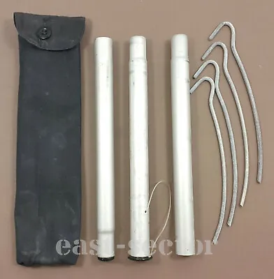 Polish Tent Poles + Pins + Bag  SET Laavu Poncho Shelter Tilt Half Tarp Camping • $10